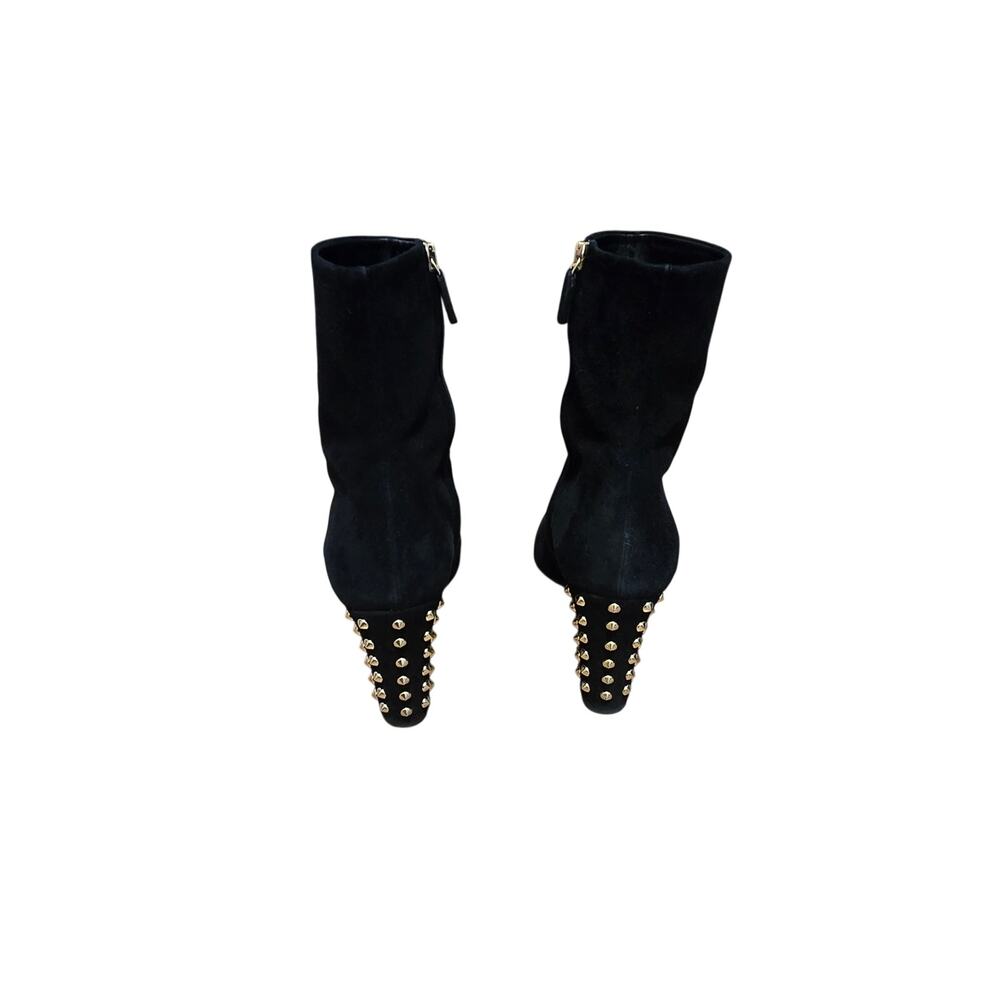 Gucci Melville Black Suede Spike Nero Kid Scamosciato Boots EU 38.5 US 8.5 - Picture 6 of 10